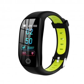 F21 Smart Bracelet 1.14-inch TFT Screen BT4.0 Smart Watch Heart Rate Blood Pressure Sleep Monitoring IP68 Waterproof Smart Timer Pedometer Calorie Fitness Alarm Camera Wristwatch Compatible with Android / iOS System