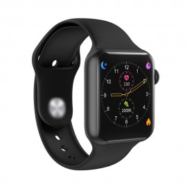 V10 Intelligent Watch 1.3in Color Screen Full Touching Sport Fitness Tracker IP67 Waterproof Heart Rate Immunity Monitoring Body Temperature Measuring Wrist Watch