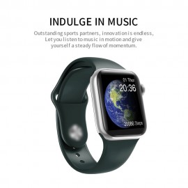 V10 Intelligent Watch 1.3in Color Screen Full Touching Sport Fitness Tracker IP67 Waterproof Heart Rate Immunity Monitoring Body Temperature Measuring Wrist Watch