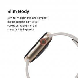 V10 Intelligent Watch 1.3in Color Screen Full Touching Sport Fitness Tracker IP67 Waterproof Heart Rate Immunity Monitoring Body Temperature Measuring Wrist Watch