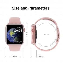 V10 Intelligent Watch 1.3in Color Screen Full Touching Sport Fitness Tracker IP67 Waterproof Heart Rate Immunity Monitoring Body Temperature Measuring Wrist Watch