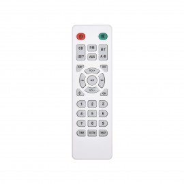 Wall Mountable CD Player Bluetooth Speaker with Remote Control FM Radio 3.5mm AUX Input TF Card U Disk Music Player Timing Function LED Display for Home Use