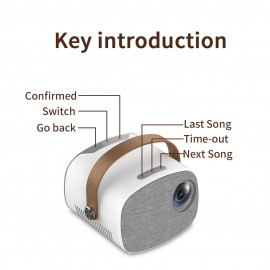 YG230 Mini Portable Projector Full HD 1080P Video Beamer Home Theater Multiscreen Media Player Support HD USB Micro USB AV TF Card Input Video Player YG230 Mini Portable Projector Full HD 1080P Video Beamer Home Theater Multiscreen Media Player Support HD USB Micro USB AV TF Card Input Video Player