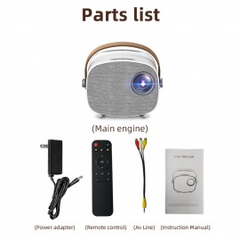 YG230 Mini Portable Projector Full HD 1080P Video Beamer Home Theater Multiscreen Media Player Support HD USB Micro USB AV TF Card Input Video Player YG230 Mini Portable Projector Full HD 1080P Video Beamer Home Theater Multiscreen Media Player Support HD USB Micro USB AV TF Card Input Video Player