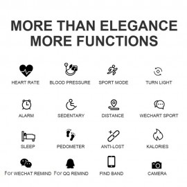 H8 Smart Bracelet Women Watch  IP67 Waterproof Heart Rate Sleep Monitor Smart Band Blood Pressure Smart Watch Band for IOS Android Fitness bracelet H8 Smart Bracelet Women Watch  IP67 Waterproof Heart Rate Sleep Monitor Smart Band Blood Pressure Smart Watch Band for IOS Android Fitness bracelet