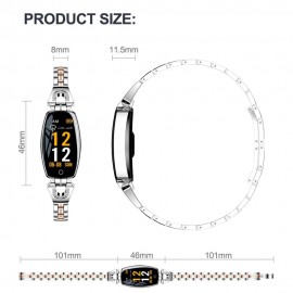 H8 Smart Bracelet Women Watch  IP67 Waterproof Heart Rate Sleep Monitor Smart Band Blood Pressure Smart Watch Band for IOS Android Fitness bracelet H8 Smart Bracelet Women Watch  IP67 Waterproof Heart Rate Sleep Monitor Smart Band Blood Pressure Smart Watch Band for IOS Android Fitness bracelet