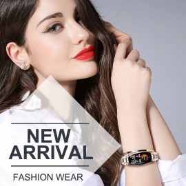 H8 Smart Bracelet Women Watch  IP67 Waterproof Heart Rate Sleep Monitor Smart Band Blood Pressure Smart Watch Band for IOS Android Fitness bracelet H8 Smart Bracelet Women Watch  IP67 Waterproof Heart Rate Sleep Monitor Smart Band Blood Pressure Smart Watch Band for IOS Android Fitness bracelet