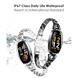 H8 Smart Bracelet Women Watch  IP67 Waterproof Heart Rate Sleep Monitor Smart Band Blood Pressure Smart Watch Band for IOS Android Fitness bracelet H8 Smart Bracelet Women Watch  IP67 Waterproof Heart Rate Sleep Monitor Smart Band Blood Pressure Smart Watch Band for IOS Android Fitness bracelet