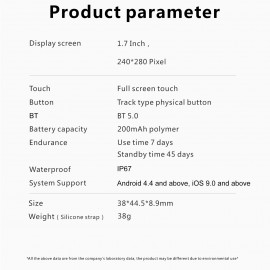 Q9 pro Smart Bracelet Sports Watch 1.7'' TFT Full-touch Screen Body Temperature Monitor 45-day Long Standby Health Monitor 24-Sports Mode Compatible with Android iOS Q9 pro Smart Bracelet Sports Watch 1.7'' TFT Full-touch Screen Body Temperature Monitor 45-day Long Standby Health Monitor 24-Sports Mode Compatible with Android iOS