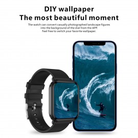 Q9 pro Smart Bracelet Sports Watch 1.7'' TFT Full-touch Screen Body Temperature Monitor 45-day Long Standby Health Monitor 24-Sports Mode Compatible with Android iOS Q9 pro Smart Bracelet Sports Watch 1.7'' TFT Full-touch Screen Body Temperature Monitor 45-day Long Standby Health Monitor 24-Sports Mode Compatible with Android iOS