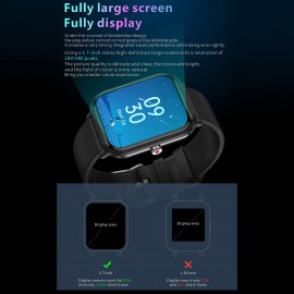 Q9 pro Smart Bracelet Sports Watch 1.7'' TFT Full-touch Screen Body Temperature Monitor 45-day Long Standby Health Monitor 24-Sports Mode Compatible with Android iOS Q9 pro Smart Bracelet Sports Watch 1.7'' TFT Full-touch Screen Body Temperature Monitor 45-day Long Standby Health Monitor 24-Sports Mode Compatible with Android iOS
