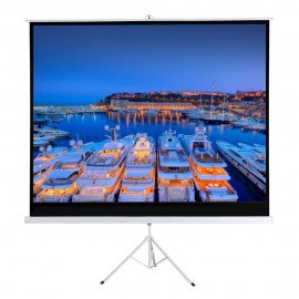 100-Inch HD Projection Screen Manual Pull Down 100Inch Diagonal Aspect Ratio 1:1 Projection Screen w/ Adjustable Length Tripod US Plug 100-Inch HD Projection Screen Manual Pull Down 100Inch Diagonal Aspect Ratio 1:1 Projection Screen w/ Adjustable Length Tripod US Plug