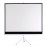 100-Inch HD Projection Screen Manual Pull Down 100Inch Diagonal Aspect Ratio 1:1 Projection Screen w/ Adjustable Length Tripod US Plug