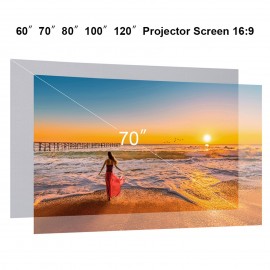 100-inch Portable Projector Screen HD 16:9 Frameless Video Projection Screen Foldable Wall Mounted for Home Theater Office Movies 100-inch Portable Projector Screen HD 16:9 Frameless Video Projection Screen Foldable Wall Mounted for Home Theater Office Movies