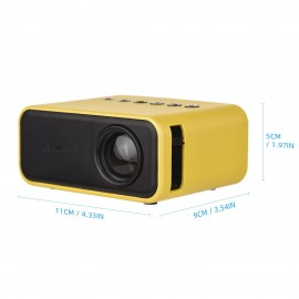 YZ03 Mini LED Projector Portable LCD Display Video Projector 800 Lumens 320x240 Pixel for Cartoon Movies Small Pocket Home Phone Projector for Home Theater Outdoor Movies Projector with USB/AV/TF Interfaces YZ03 Mini LED Projector Portable LCD Display Video Projector 800 Lumens 320x240 Pixel for Cartoon Movies Small Pocket Home Phone Projector for Home Theater Outdoor Movies Projector with USB/AV/TF Interfaces