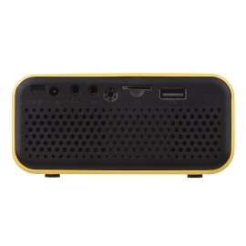 YZ03 Mini LED Projector Portable LCD Display Video Projector 800 Lumens 320x240 Pixel for Cartoon Movies Small Pocket Home Phone Projector for Home Theater Outdoor Movies Projector with USB/AV/TF Interfaces YZ03 Mini LED Projector Portable LCD Display Video Projector 800 Lumens 320x240 Pixel for Cartoon Movies Small Pocket Home Phone Projector for Home Theater Outdoor Movies Projector with USB/AV/TF Interfaces