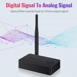 TX13 Bluetooth 5.0 Audio Transmitter 3.5mm AUX Jack RCA USB Coaxial Optical Stereo Wireless Adapter for TV PC Headphone